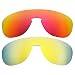 IMYTPFT Compatible/Replacement For Lenses oakleys Trillbe Red/24K Gold