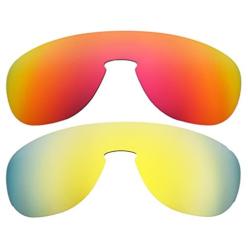 Verres Oakley Trillbe rouge or 24 carats anti-reflets pour taille unique