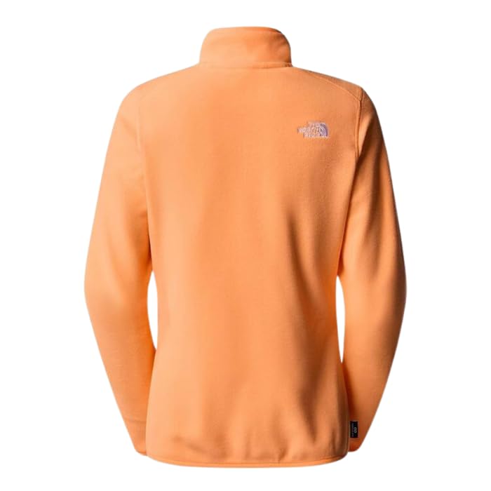 The North Face 100 Glacier 1/4 Zip Sweter Bright Cantaloupe M