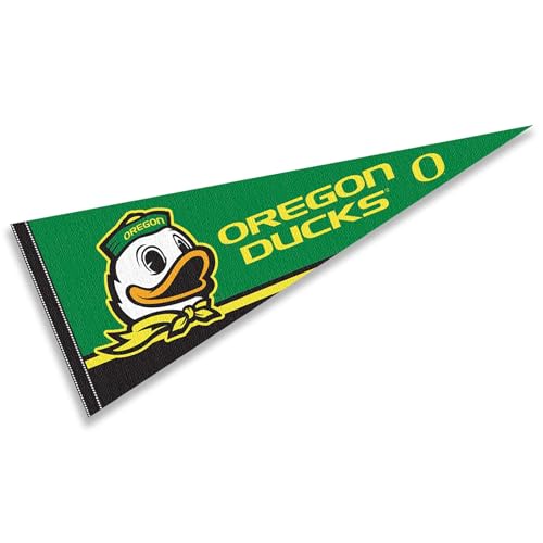 Oregon Mascot Logo Pennant Banner Flag