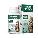 Dewormer for Cats Broad Spectrum for Tapeworms, Roundworms & Hookworms, Promotes Digestive Comfort & Daily Balance