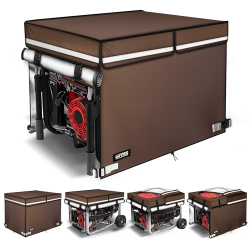GUYISS Generator Covers While Running. 360° All-round Double-layer Protection. 38'L×28'W×27'H...