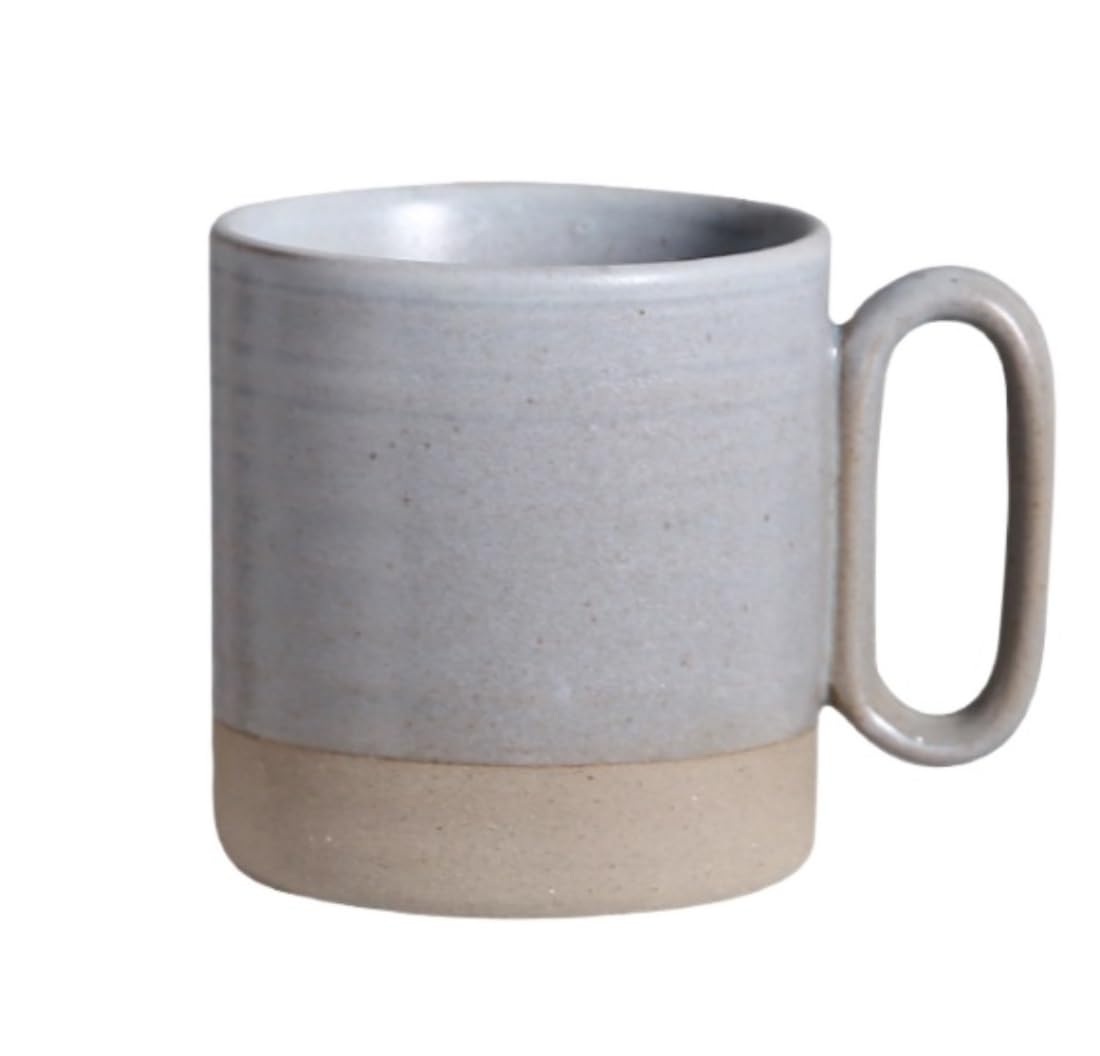 Tasse Kaffeebecher Tassen, Personalisierter Griff, Keramikbecher, Büro-Trinkbecher, 400 Ml, Große Kapazität, Frühstückstasse Für Milchkaffee Teetasse Kaffeetassen (Color : B, Size : 301-400ml)