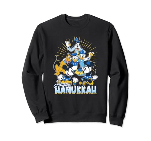 Sweat Mickey Disney Hanoucca pull chaud hivernal contre le froid pour célébrer en confort