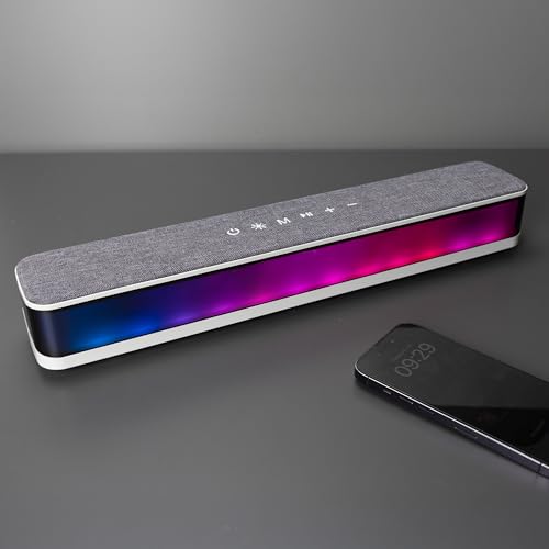 RED5 Rechargeable Bluetooth Light Up Sound Bar RGB LED Colour Changing Speaker - Image 2