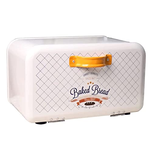 Roedax Brotkasten Brotkasten Retro Metall Mode Brotkasten mit Deckel Design Brothalter für die Aufbewahrung von Brot in der Küche zu Hause wunderschön
