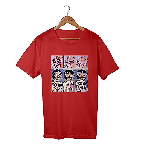 Camiseta Meninas Super Poderosas Power Puff Girls Aesthetic (P, ROSA)