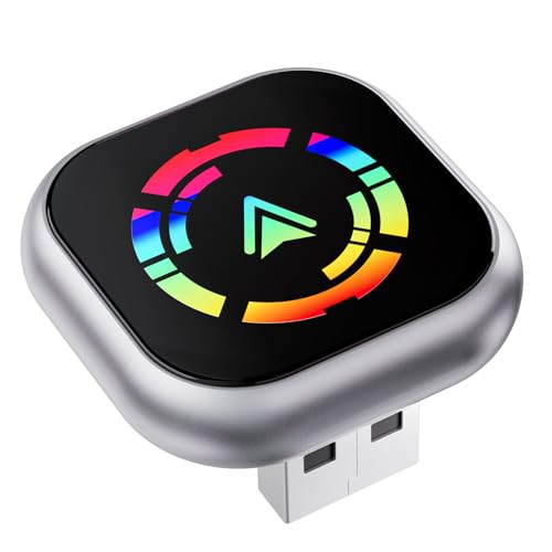 Drepint Wireless Carplay Adapter, 2 in 1 Android Auto&Carplay Wireless Adapter, Upgrade auf kabelloses CarPlay mit USB/Type-C, Plug & Play, Kompatibel mit iOS10+ Android11+ und Autos ab 2016