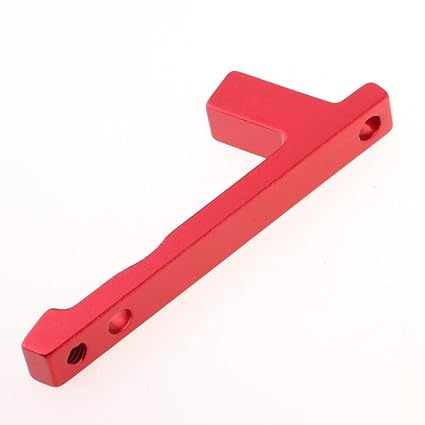 Sahil Enterprises 102mm MTB Bicycle Front & Rear Disc Brake Mount Adaptor 160 to 180mm Red