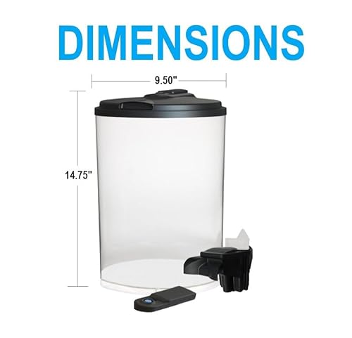Koller Products AP360A-3FFP 3-Gallon 360 Aquarium With Led Lighting (7 Color Choices) And Power Filter, Ideal For A Variety Of Tropical Fish,Crystal-Clear Clarity,Ap360A-3Ffp thumb #1