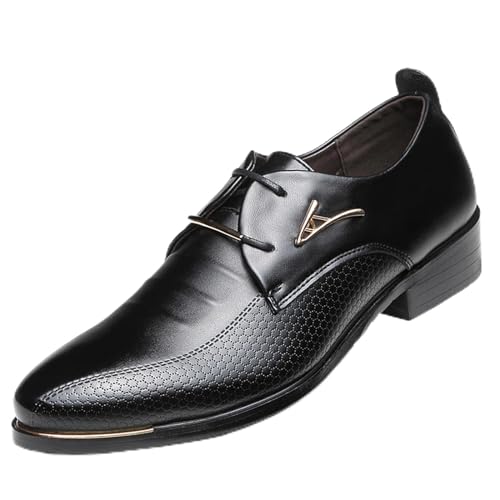 Men's Leather Lace-up Wedding Business Formal Dress Wingtips Brogue Shoes Oxfords Flats