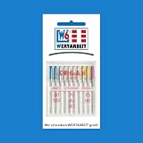 Original W6 Wertarbeit Nähmaschinennadel 130/705 H Combi Jeans Universal Stretch Nähmaschinennadeln Maschinen-Nadeln Nähmaschinen Nadel