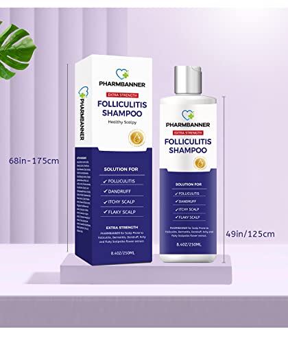 Folliculitis Shampoo, Seborrheic Dermatitis Shampoo, Anti Dandruff Shampoo, Antifungal Shampoo, Folliculitis Treatment, Dandruff Treatment, Scalp Psoriasis Treatment, Relieve From Itchy & Dry Scalp #TOP7
