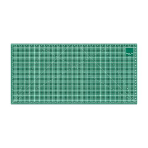 Headley Tools 39.4 X 78.7 Thickened Self Healing Cutting Mat Rotary Cutting Sewing Mat for Crafts Durable 5-Ply Table Cutting Board for Fabric Quilting Leather Hobby Project (Green)