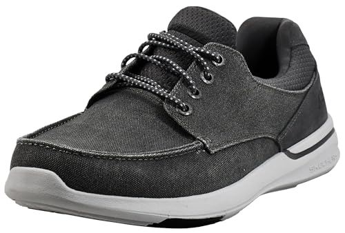 Image of Skechers Mens Relaxed Fit Elent Mosen, Grey, 9.5 M