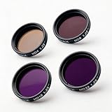 1.25' Neutral Density Filter Set (ND4/ND8/ND16/ND32) - Telescope Moon Glare Reducer with M28.5x0.6 Threads, Enhances Lunar Crater Details & Prevents Overexposure for Astrophotography