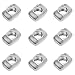 Produktbild UKCOCO 100Pcs europäische Aluminium Strangpressteile Slim T-Nut M4 Gewinde (M4x10x6)