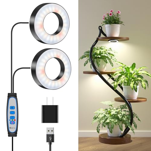 Wiaxulay Grow Lights for Indoor Plants, 96 LEDs Full Spectrum