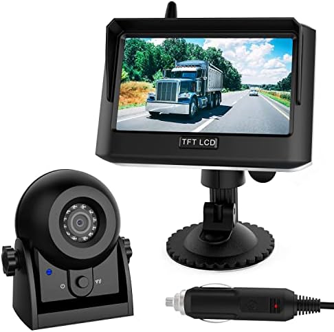 Caméra De Recul Sans Fil AUTO-VOX - Écran 7.2" Double Vue, Vision Nuit, DVR, étanche IP69K - Pour Camping-car, Camion