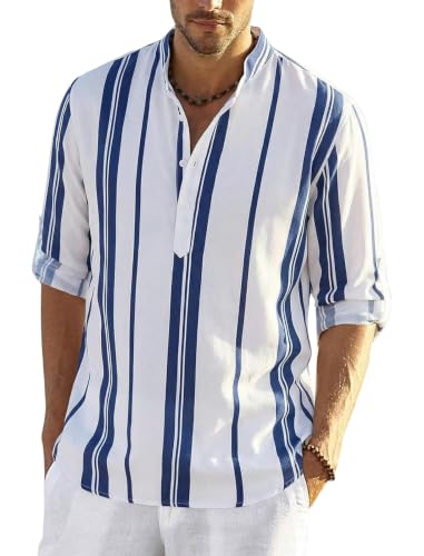 Image of Zombom Men's Cotton Polyester Blend Solid Regular Fit Full Sleeve Printed Short Kurta | Ethnic, Lightweight Summer Kurta for Daily & Occasion Use | Men's Trendy Short Kurta