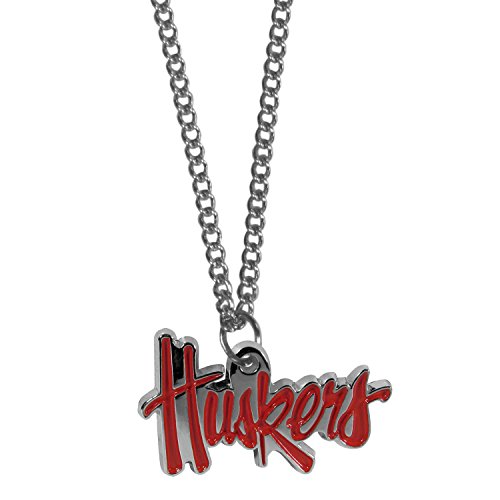 NCAA Siskiyou Sports Fan Shop Nebraska Cornhuskers Chain Necklace with Small Charm 22 inch Team Color
