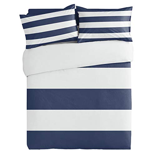 Chees D Zone Duvet Cover Sets Classic Navy Blue White