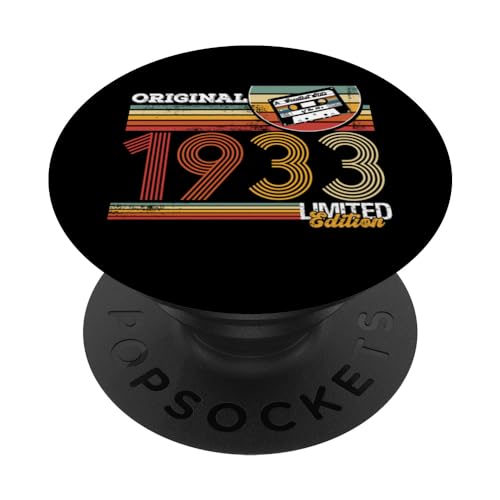 Fiesta de cumpleaños fiesta de cumpleaños cumpleaños 1933 PopSockets PopGrip Intercambiable