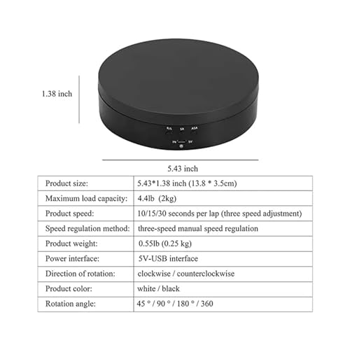 Plateau tournant à 360 degrés pour valoriser les petits objets - 7