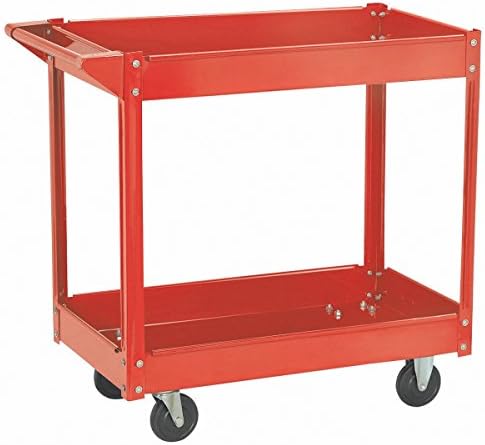 16 In. x 30 In.Two Shelf Steel Service Cart