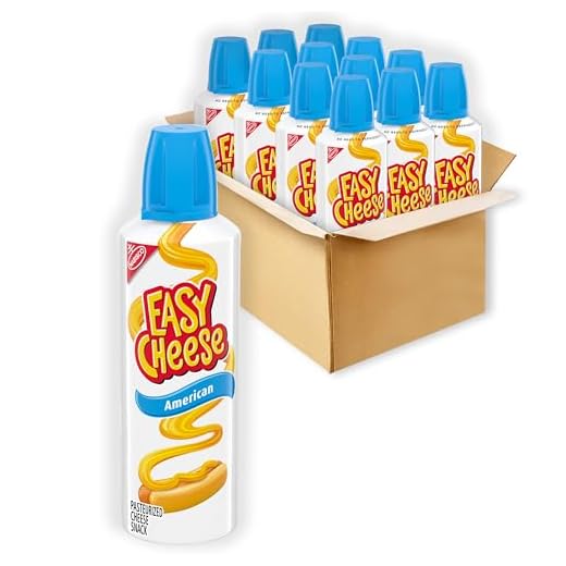Convenient Easy Cheese Snack Cans