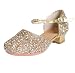 Jimmackey- Scarpe con Tacco Ragazza Zarupeng Ballerine Bambina Cerimonia Festa Lustrino Nozze Scarpe da Principessa Eleganti Piatto Singole Ballerina Bimba Cristallo Bling Sandali