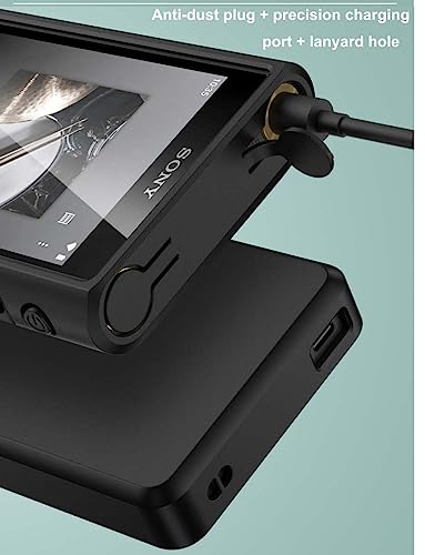 Benks Flexible Slim PC+TPU Protective Armor Shell Skin Case Cover for Sony Walkman NW-WM1AM2 WM1AM2 NW-WM1ZM2 WM1ZM2 (Benks Black case)