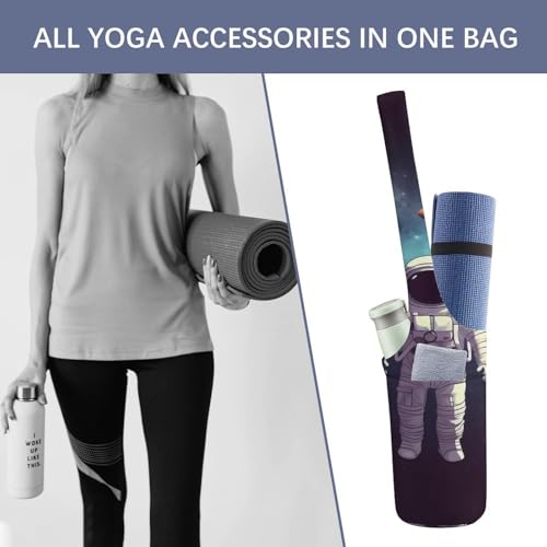 Sac de rangement tapis yoga étanche grand format en toile résistante