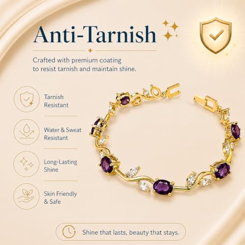 Image of Aurie Tulip Bracelet for Women & Girls | Anti Tarnish Stainless Steel Floral Bracelet |Party and Daily Wear Jewellery