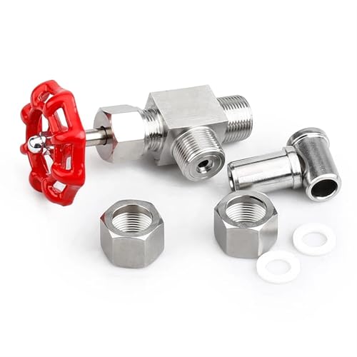 Vanne à soupape d'angle haute pression DN15 OD18MM en acier inox 304 - 5