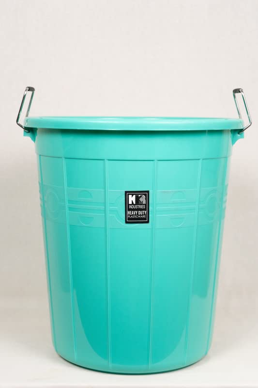 KKR Industries Heavy Duty Plastic Storage Bucket 80 litres (Green