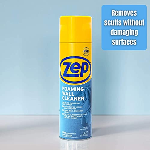 Zep Foaming Wall Cleaner - 18 Ounce (Case Of 4) Zufwc18 - Removes Stains Without Damaging Finishes #TOP1