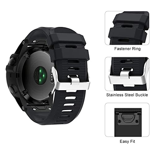 Correa para Garmin Fenix 5X para solucionar roturas con silicona de ajuste rápido 3