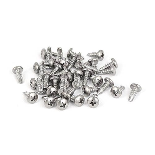 Tornillos autoperforantes M4.8 x 13 mm Phillips pan head 40 pcs