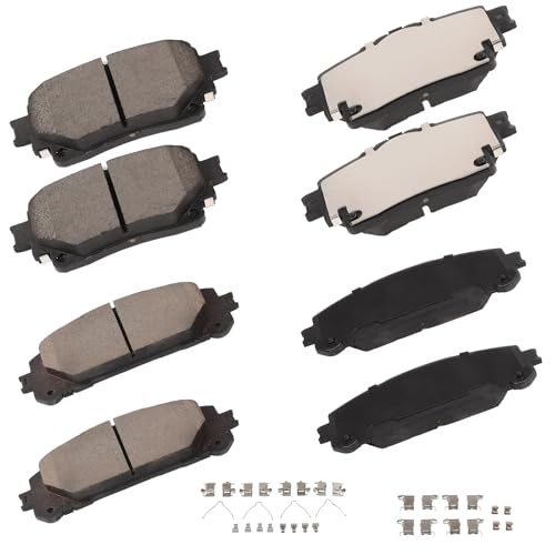 Image of CCIYU Front Rear D2305 D2304 Brake Pads Fit For 2023-2024 For Lexus For RX350 /For RX350h,2024 For RX450h+ /For TX350,2024 For Toyota For Grand Highlander,2020-2024 For Highlander, Brake Pad Set 8PCS