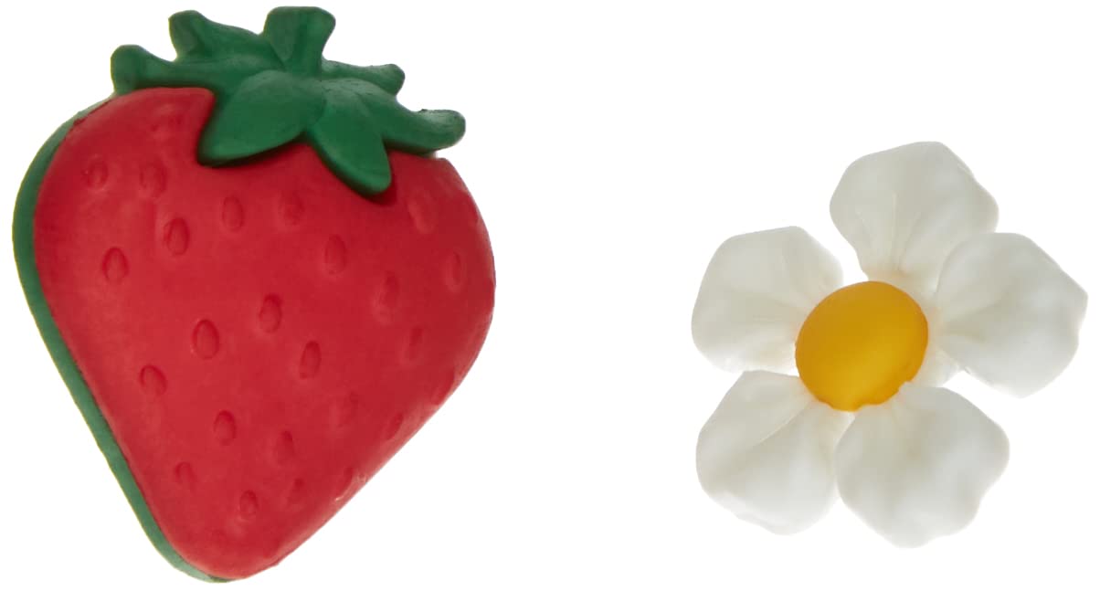 Dress It Up Buttons, Fresh Strawberries, 1177348