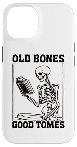 Old Bones Good Tomes Book Lover Bookworm �X�P���g���u�b�N �X�}�z�P�[�X iPhone 14 �p