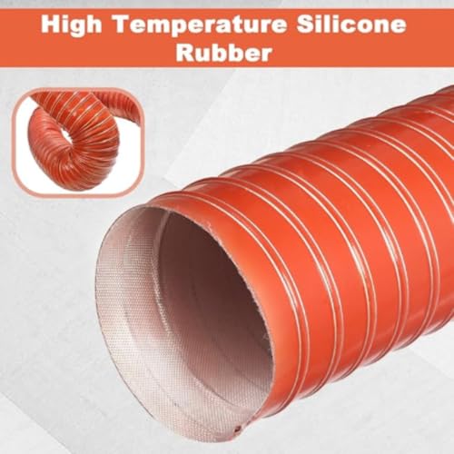 Conduit de ventilation silicone flexible 35mm refroidissement freins - 3