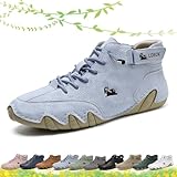 Vogldeck - Chaussures for femmes orthopédiques Beck imperméables respirantes, chaussures pieds nus antidérapantes ultra-confortables, chaussures randonnée légères respirantes(Light blue,37 EU)