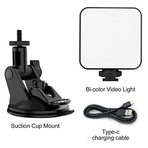 Video Conference Lighting Kit Led Video Light for Remote Working, Lighting for Video Conferencing, Zoom Calls, Broadcast, Live Streaming,Adjustable Video Light with Suction Cup 2020 Newest Upgrade