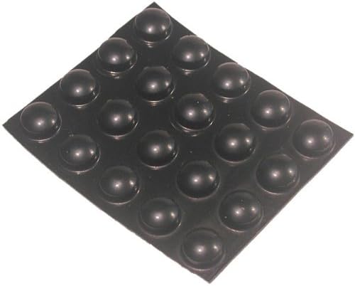 20 Large Black Bump Dots – Self-Adhesive Tactile Locator Bumps for Blind & Low Vision – Round 1/2" x 3/8" Markers for Appliances, Remotes, Phones, Furniture – Accessibility Aid