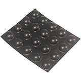20 Large Black Bump Dots – Self-Adhesive Tactile Locator Bumps for Blind & Low Vision – Round 1/2