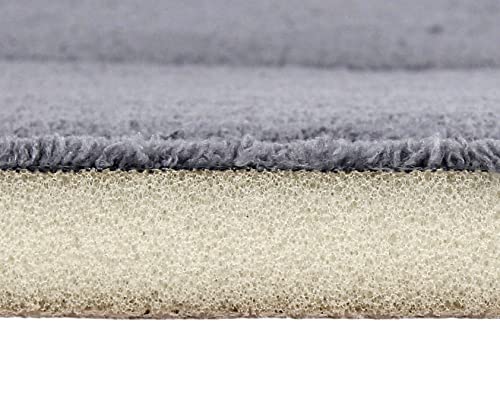 Fabbrica Home Ultra-Soft Extra-Thick Memory Foam Extra Long Bath Runner Mat (2 Ft X 6 Ft, Slate Grey) #TOP4