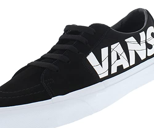 Vans Vans Sk8-Low Mens Shoes Size 4, Color: Hi-Def Black/White-Black