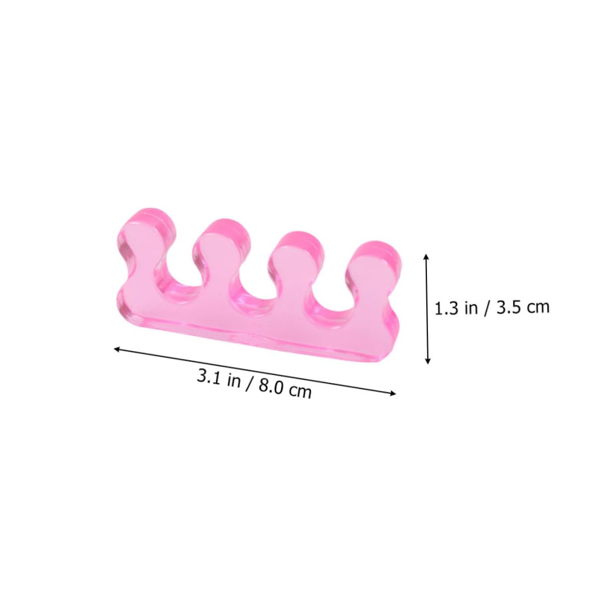 LIFKOME 8pcs Professional Toe Separators Toe Dividers Nail Art Spacers for Women